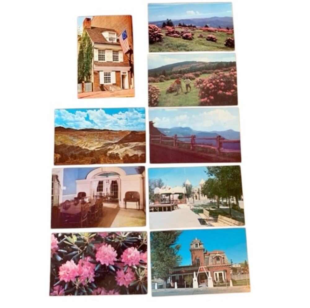 Vintage Postcards US Travel History Independence Hall Liberty Bell Lot of 26